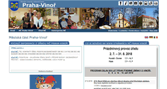 Desktop Screenshot of praha-vinor.cz