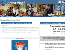 Tablet Screenshot of praha-vinor.cz
